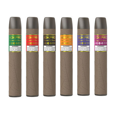 Penna eliminabile 400mAh di Vape dei dispositivi del sale del nicotina del nicotina 2%