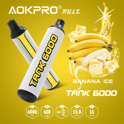 la penna ricaricabile 600mAh di 1.2ohm Mesh Coil Banana Ice Air Antivari Vape ha precaricato