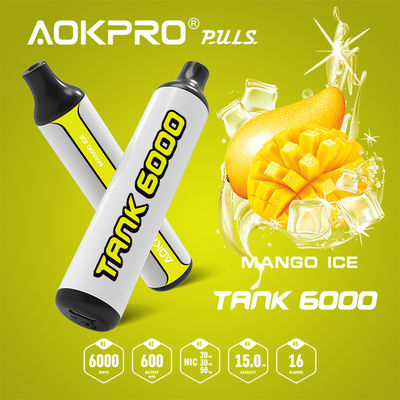 il mango di 600mAh TYPE-C ha condito la penna eliminabile ricaricabile 15ml di Vape