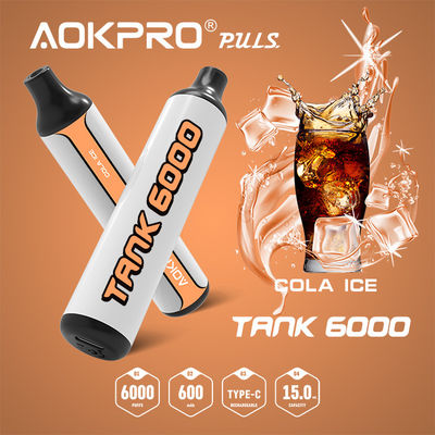 penna ricaricabile 15ML 600mAh di Nic Cola Ice Disposable Flavored Vape del sale 50mg
