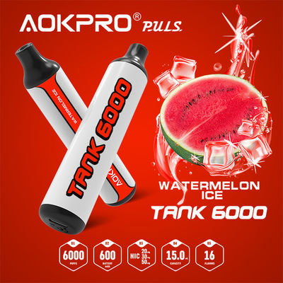 L'anguria Vape condito eliminabile di TYPE-C rinchiude il soffio 15ml 6000