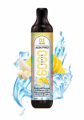 dispositivi eliminabili della MTL Vape del sale del nicotina 50mg/ML	Soffio del carro armato 6000 di Sotto-ohm