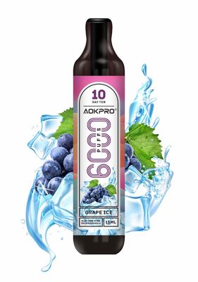 Nicotina Vape eliminabile di PCTG 5 0 sigarette eliminabili colanti di 600mAh E