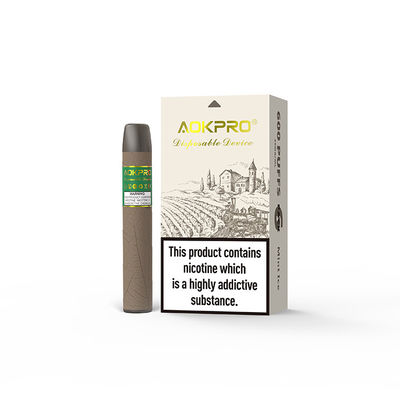 2ml ha precompilato le sigarette che condite eliminabili di E la menta ha condito Vape 600 soffi