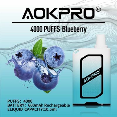 il mirtillo 4000 di forza 50mg soffia nicotina eliminabile 5% dei baccelli di Vape