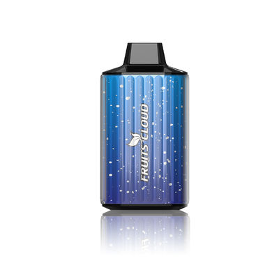 Baccello eliminabile del cotone del PC PCTG dello schermo di Vape dei soffi astuti blu del cristallo 9000